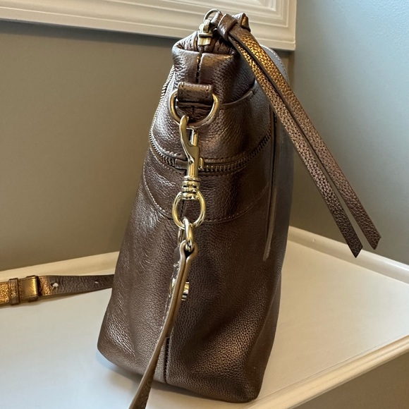 Elaine Turner Gold Metallic Bag  EUC - Picture 5 of 7